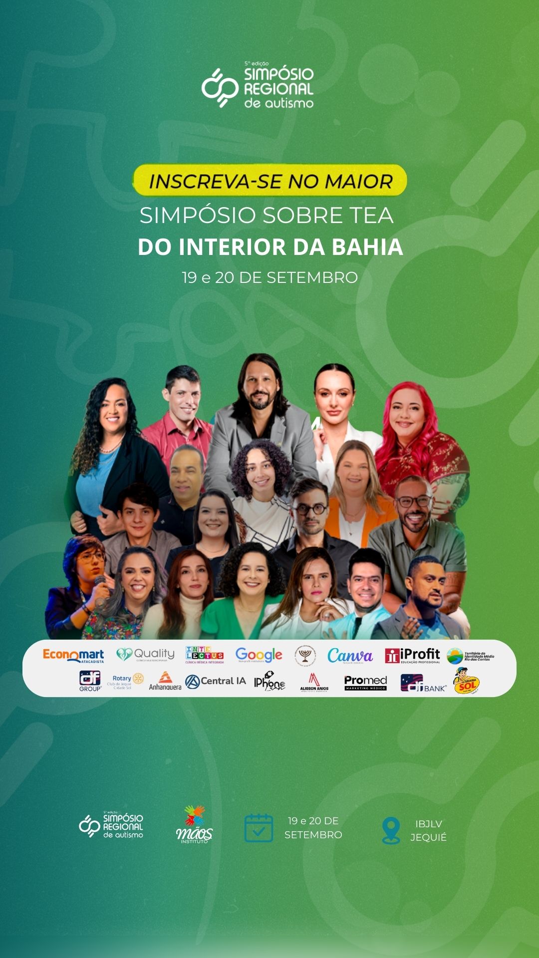 Jequié recebe a 5ª edição do maior Simpósio sobre Autismo do interior da Bahia