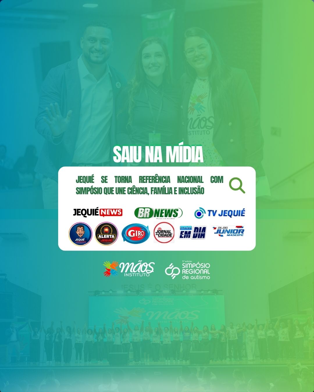 Interior da Bahia se torna palco nacional com Simpósio sobre Autismo promovido pelo Instituto Mãos